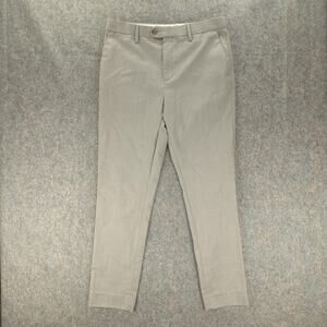 Banana Republic Pants Mens 33x32 Gray Tailored Fit Dress Slacks Stretch